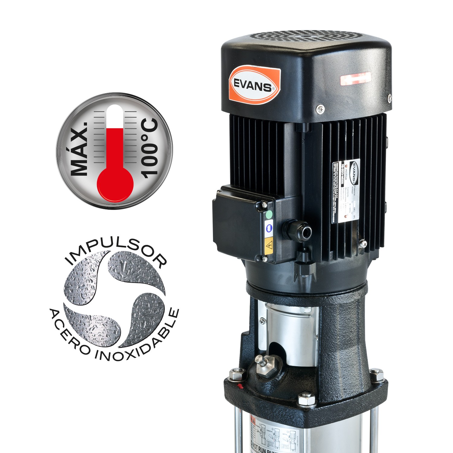 Bomba Multietapa Vertical 1HP - Imagen 3